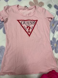 Guess短T 粉