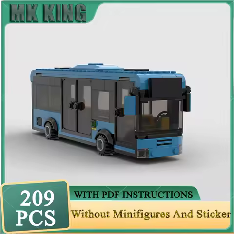 Moc Building Bricks Bus from 60335 Model Technology Modular Urban Vehicle Model Blocks Christmas Toy