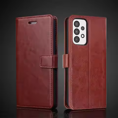 Card Holder Leather Flip Cover Case for Samsung Galaxy A33 A32 4G 5G A31 A30 A30s Retro Wallet Fitte
