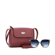 Sophie MARTIN RIVIERA BNT511B8 MAROON Glasses BUNDLING Bag ORIGINAL MEMBER