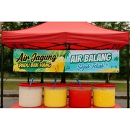 BANNER AIR GERAI BAZAAR 🔥 | AIR BALANG | MINUMAN| COFFEE | AIR BUAH | Harga Kilang‼️ BANNER PRINTING