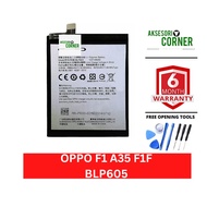OPPO F1 A35 F1F BATTERY BATERI BLP605