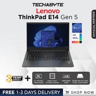 Lenovo ThinkPad E14 Gen 5 | 14" WUXGA | i5-1335U/i7-1355U | 8GB DDR4 | 512GB | Intel Iris Xe | Win 11 Pro Laptop