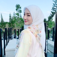 TUDUNG BAWAL PRINTED COTTON VOILE | TUDUNG BERCORAK CANTIK