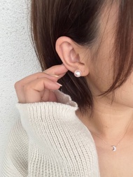 日本Akoya 粉嫩款Rose 9mm 珍珠耳環 附小證書卡18K真金