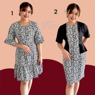 Borneo Dress Random Corak Sarawak Design Midi (55-75kg)