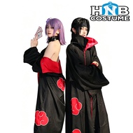 Halloween Costume Anime Cosplay Costume for Kids Naruto Akatsuki Cloak Robe Uchiha Obito Tobi Mask S