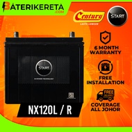 CENTURY START N70Z/ZL | NX120 | NX120L/NX120R | 95D31L/95D31R CAR BATTERY