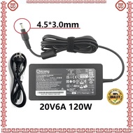 A17-120P2A Laptop Charger Chicony 20V 6A 120W AC Adapter For MSI GF63 Thin 11UD 11UC-848AU