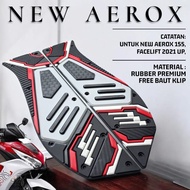 Motopad27 New Aerox 155 Motorcycle Carpet Yamaha New Aerox Footrest Aerox 155 Footrest Mat FULL RUBB
