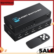 5 Port 8K 60HZ -Compatible Switch 5 Port 8K -Compatible Switch 4K@120Hz, 8K@60Hz Ultra HD Switcher S