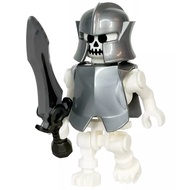 {SimBrick SGSeller} Lego 21348 Idea187 Skeleton Silver Helmet and Armor Breastplate Colin the Fighte