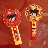 jisulife fan jisulife mini fan Nezha Series Handheld Fan Mini Portable Fan USB Charging Cartoon Styl