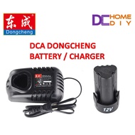 DCA DONGCHENG 12V DRILL DRIVER LI-ON BATTERY / CHARGER, DONG CHENG DC BATERI CAS ORGINAL AND REPLACE