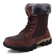 Import Premium Sepatu Pria Musim Dingin Winter Snow Boots Tinggi Hiking Bulu Cowok Dewasa Sepatu Ker