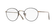 Oliver Peoples New OV 1186 COLERIDGE 5296 NEW ANTIQUE GOLD/BLACK Eyeglasses
