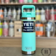 [Hanie Home] Bình giữ nhiệt YETI chính hãng - Bottle 18oz with Strawcap cùng màu bình ~