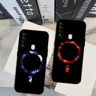 Oppo A31 A8 A53 A33 A54 A55 A57 2022 4G A77s A96 A76 A36 - Softcase - Bul3t Motif H1tam - Bumper