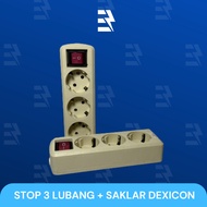 GROUND CONNECTOR + DEXICON 3-HOLE SWITCH DP-573