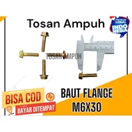 Flange bolt m6x30 key bolt 10