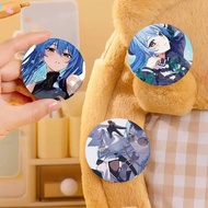 Virtual Singer Hoshimachi Suisei Badges Anime Round Laser Badge Cartoon Brooch Clothes Backpack Acce