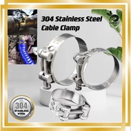 304 Stainless Steel Pipe Clamp Hose Clip hose (20 Sizes)