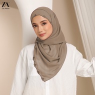ZA Chiffon Shawl Sulam Edge Embroidery Klasik Viral Ladies Raya Haji 2023 Tudung Sulam klasik Fazieyra