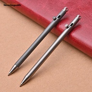 FAVORITEGOODS Bolt Pen, Portable Titanium Alloy Keychain Pen, Multi-functional Mini Size Refillable 