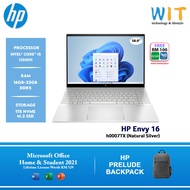HP Envy 16-h0007TX / 16-h0006TX /Intel Core i5-12500H /i7-12700H /16GB-32GB RAM /1TB SSD /16"0 WQXGA /Intel Arc A370M 4GBD6 /Ms Office /W11 /2 YRS
