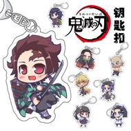 Anime Acrylic Demon Slayer Demon Slayer Keychain Acrylic Tanjirou Nezuko Keychain