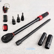 Torque Wrench Kit 7 Pcs 10-60 Nm with Dual Direction Switch and Ignition Sockets