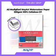 [WE-ARTS] A2 Modigliani MayArt Watercolour Paper 300gsm 100% Cellulose-CP