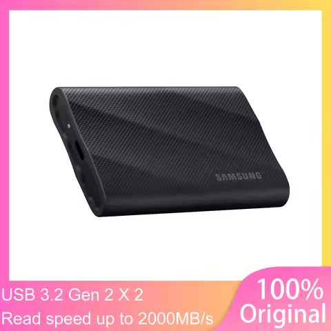 SAMSUNG Portable SSD USB 3.2 Gen2X2 External SSD T9 1TB NVMe 2TB Type-C 4TB Type-A External Solid St