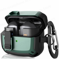 Hộp Bảo Vệ Tai Nghe Cao Cấp Kèm Bộ Vệ Sinh/móc Khóa Dành Cho Samsung Galaxy Buds 3 Pro & 3 - Hộp Đựn