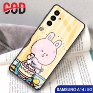 HP [A31] Case Samsung A14 5Ghp Samsung A14 5G Glitter Glass Softcase Samsung A14 5G Mobile Phone Cas