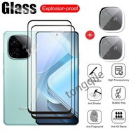 Screen Protector For iQOO Z9 Z9x Turbo 5G Z 9 Z 9x iqz9 2024 Full Cover Clear Tempered Glass HD Film