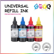 Refill ink UNIVERSAL Printer Refill Ink 100ml for PG47 57 88 98 745 746 790 71 89 99  CMYK HP EPSON 