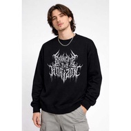 Bring Me The Horizon Metal Logo Black Long Sleeve T-Shirt Mc.F supply co