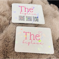 Name Card / Bussiness Card Hologram With Qr Code
