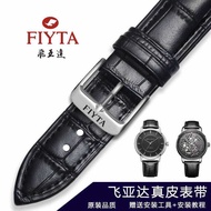 Fiyta Genuine Leather Watch Strap Fiyta Original Style Photographer Four-leaf Clover Classic Men Wom