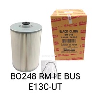 ไส้กรองน้ำมันเครื่อง BO248 RM1E BUS E13C-UT ลูกใหญ่