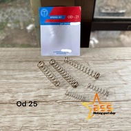 per set stainles isi 5 ukuran od 25 / spring set od 25