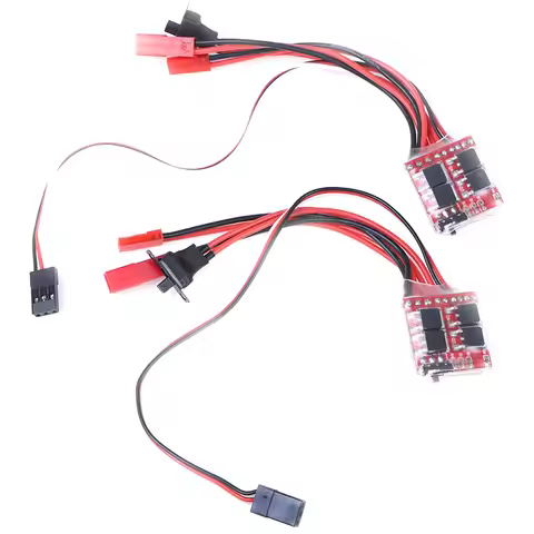 ESC Motor Speed RC ESC 2KHz Forward Reverse Brush Brake RC 2S For Controller Boat Car Prototank Top 