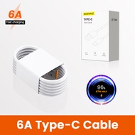 BKWHALE 6A Type C สายข้อมูล 33W MI Turbo Charge / 67W Max ชาร์จเร็ว เครื่องชาร์จ สายชาร์จ รองรับ Xi