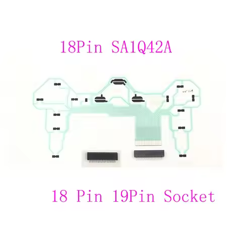 10SETS Controller Repair Parts PCB Ribbon Circuit Board 18Pin SA1Q42A for PS2 Dualshock 2 w/ 18pin O