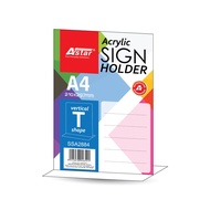ASTAR T SHAPE A4 VERTICAL ACRYLIC BROCHURE HOLDER