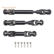 3Pcs Metal Drive Shaft CVD Driveshaft for TRAXXAS TRX6 TRX-6 G63 6X6 1/10 RC Crawler Car Upgrade Par