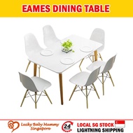 【CLEARANCE】Eames Dining Table Rectangular Square Study Table Office Living Minimalist Simple Nordic