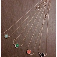 Turn Beads Snake Chain Necklace