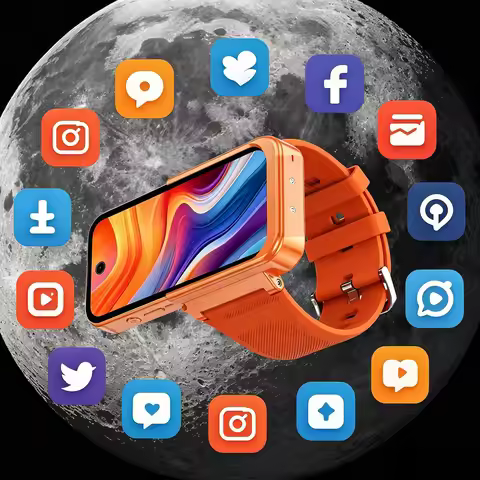 PG999 Octa-Core CPU Smartwatch Phone with Large Memory 3.97' HD Screen 800W Dual Camera GPS Dual SIM